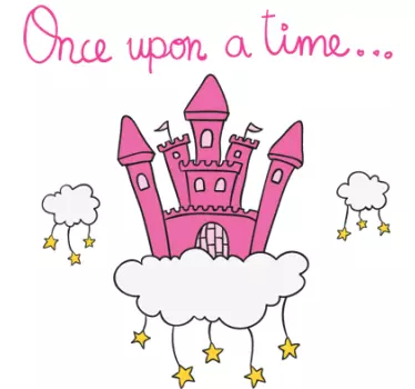Once Upon A Time Castle Wall Decal - TenStickers