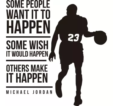 Others make it happen home wall text sticker - TenStickers