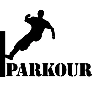 Parkour Wall Sticker - TenStickers