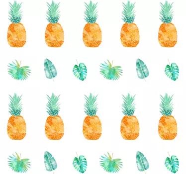 Pineapple Collection Wall Stickers - TenStickers
