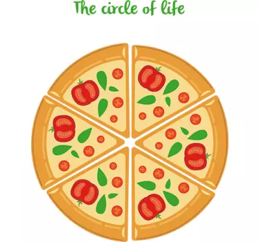 Pizza Wall Sticker - TenStickers