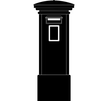 Post Box Wall Sticker - TenStickers
