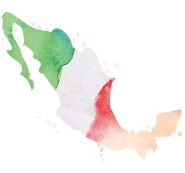 Profile Mexico flag decal - TenStickers