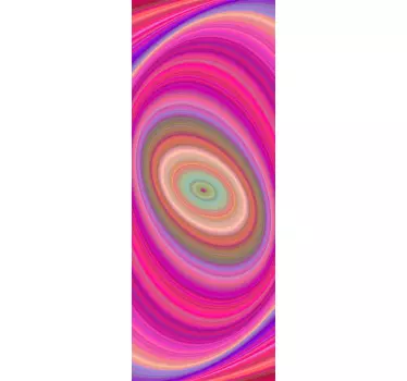Psychodelic fridge wrap - TenStickers
