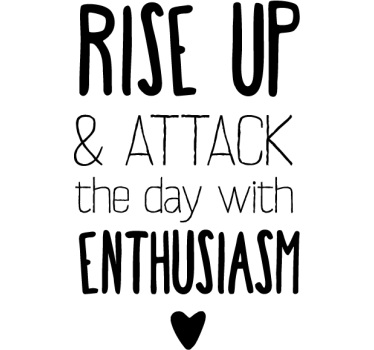 Rise Up Wall Sticker - TenStickers