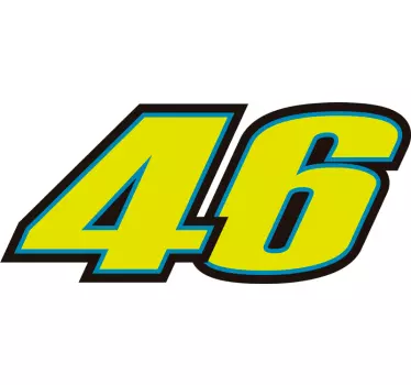 Rossi number (iPhone) iPhone decal - TenStickers