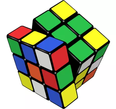 Rubik Cube Sticker - TenStickers
