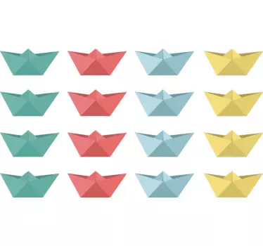 Sailing Boats Wall Sticker - TenStickers