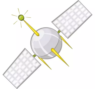 Satellite Kids Sticker - TenStickers