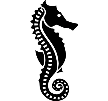 Seahorse Wall Sticker - TenStickers