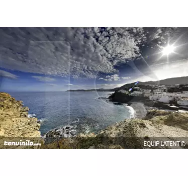 Seashore Landscape Wall Sticker - TenStickers