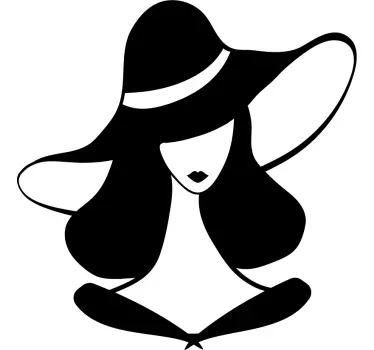Silent elegance wall decal - TenStickers