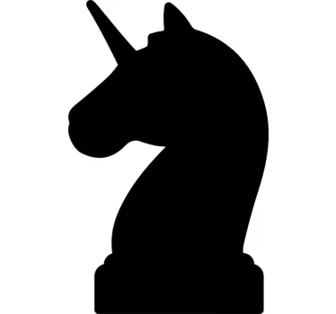 Silhouette Unicorn Wall Sticker - TenStickers