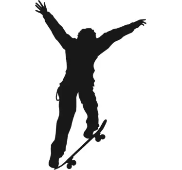Skater Wall Sticker - TenStickers