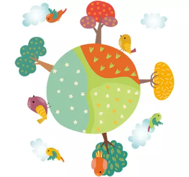 Spring baby  baby wall sticker - TenStickers