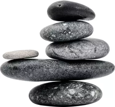 Stacked Pebbles Wall Sticker - TenStickers