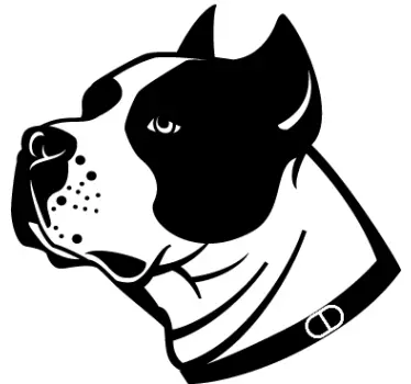 Staffordshire Dog Wall Sticker - TenStickers