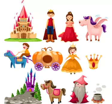 Story Tale Kids Stickers - TenStickers
