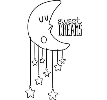 Sweet Dreams Kids Decal - TenStickers