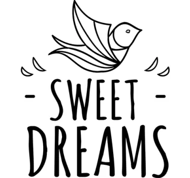 Sweet Dreams Wall Sticker - TenStickers