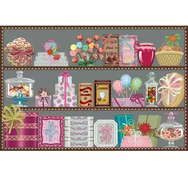 Sweet Shop Wall Sticker - TenStickers