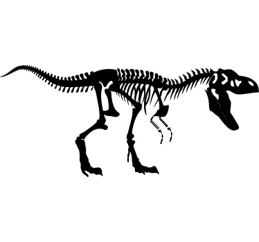 T-Rex Skeleton Sticker - TenStickers