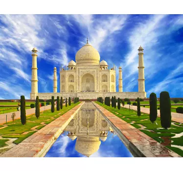 Taj Mahal Wall Mural - TenStickers