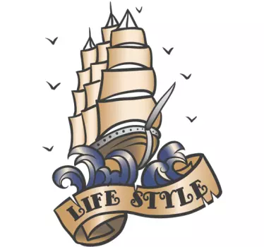 Tattoo Life Style Decal - TenStickers