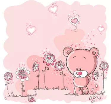 Teddy Bear Kids Sticker - TenStickers