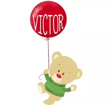 Teddy bear wall decal - TenStickers