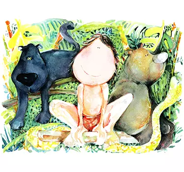 The Jungle Book Children's Sticker - TenStickers