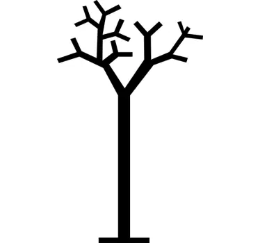 Tree Coat Rack Sticker - TenStickers