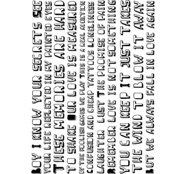 Unfinished Business Text Sticker - TenStickers