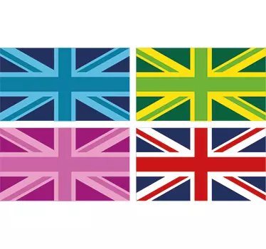 Union Jack Wall Stickers - TenStickers