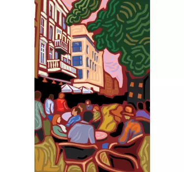 Van Gogh Impressionist Painting Art Decal - TenStickers