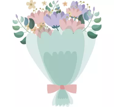 vintage flowers Home Wall Sticker - TenStickers