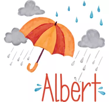 Wall stickers for kid colorful umbrella design - TenStickers