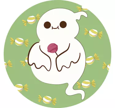 Wall stickers for kid cute candy ghost - TenStickers