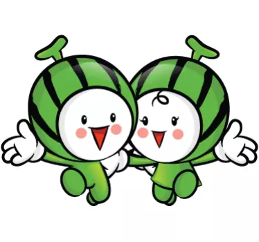Watermelon Friends Decorative Sticker - TenStickers