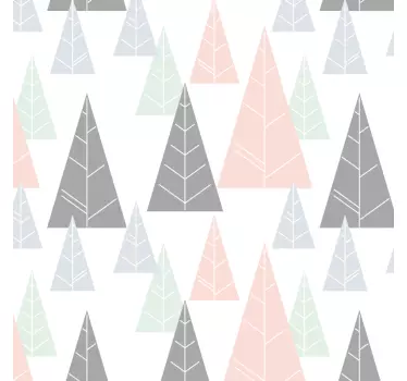 winter firs furniture decal - TenStickers