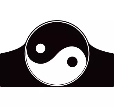 Yin Yang Home Headboard Sticker - TenStickers