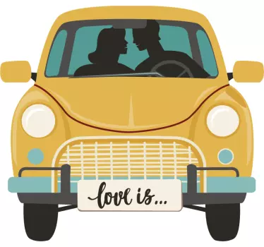 Young Love Wall Sticker - TenStickers