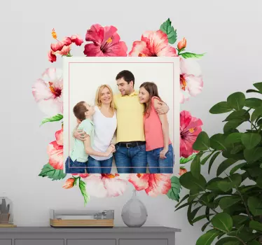 Floral dining room flower wall decal - TenStickers