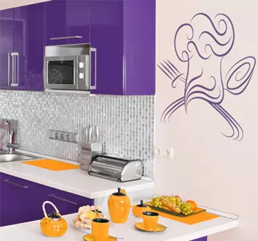 Chef Sign Sticker - TenStickers