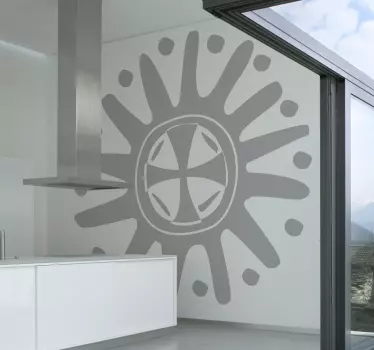 Kaleidoscope Decal - TenStickers