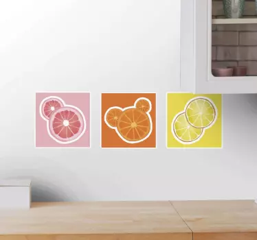 Sliced Fruit  tile transfer - TenStickers