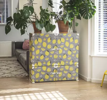 Tropical Lemon decals for furniture - TenStickers