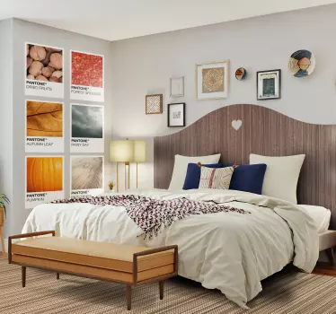 Headboard Bedroom Sticker - TenStickers