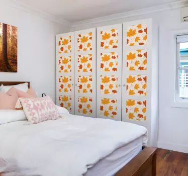 Autumn Leaves vinyl sheet - TenStickers