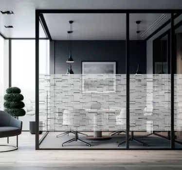 Translucent Texture window sticker - TenStickers